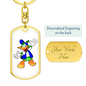 Duck - Luxury Dog Tag Keychain