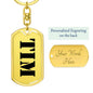 Tim - Luxury Dog Tag Keychain