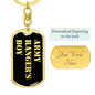 Army Ranger's Boy v2 - Luxury Dog Tag Keychain