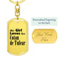 Coton de Tulear - Luxury Dog Tag Keychain