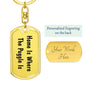 Puggle's Home - Luxury Dog Tag Keychain