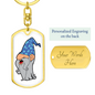 Wizard 02 - Luxury Dog Tag Keychain