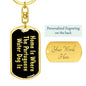 Portuguese Water Dog's Home v2 - Luxury Dog Tag Keychain