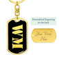 Wm v3 - Luxury Dog Tag Keychain