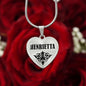 Henrietta  v01 - Heart Pendant Luxury Necklace