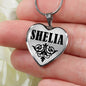 Shelia v01 - Heart Pendant Luxury Necklace