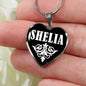 Shelia v02 - Heart Pendant Luxury Necklace