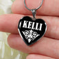 Kelli v02 - Heart Pendant Luxury Necklace
