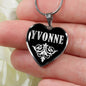 Yvonne v01s - Heart Pendant Luxury Necklace