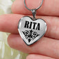 Rita v01 - Heart Pendant Luxury Necklace