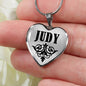 Judy v01 - Heart Pendant Luxury Necklace