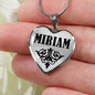 Miriam v01 - Heart Pendant Luxury Necklace