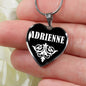 Adrienne v02 - Heart Pendant Luxury Necklace