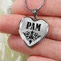 Pam v01 - Heart Pendant Luxury Necklace