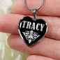 Tracy v01s - Heart Pendant Luxury Necklace