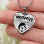 Mama, Est. 2020 - Heart Pendant Luxury Necklace