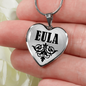 Eula  v01 - Heart Pendant Luxury Necklace