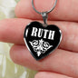 Ruth v02 - Heart Pendant Luxury Necklace