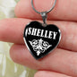 Shelley v02 - Heart Pendant Luxury Necklace