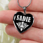 Sadie v02 - Heart Pendant Luxury Necklace