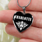 Charlotte v02 - Heart Pendant Luxury Necklace