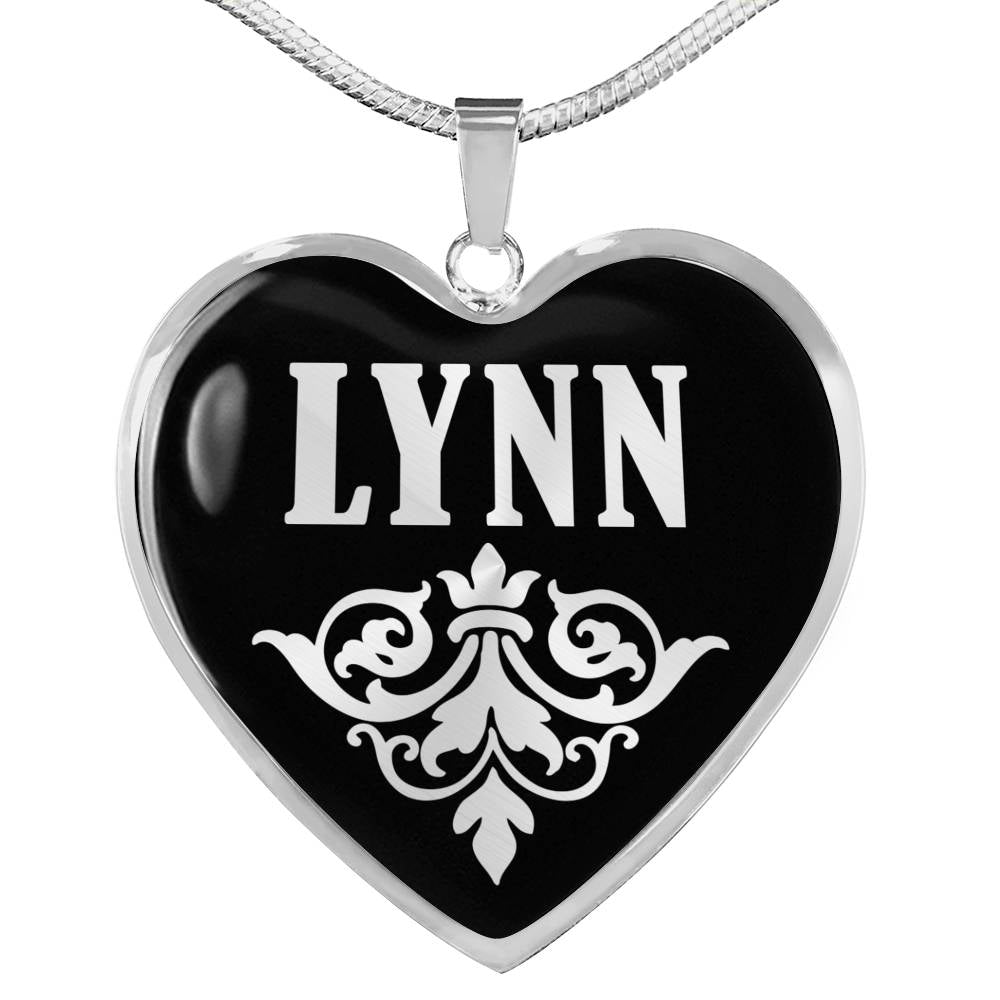 Lynn v01s - Heart Pendant Luxury Necklace