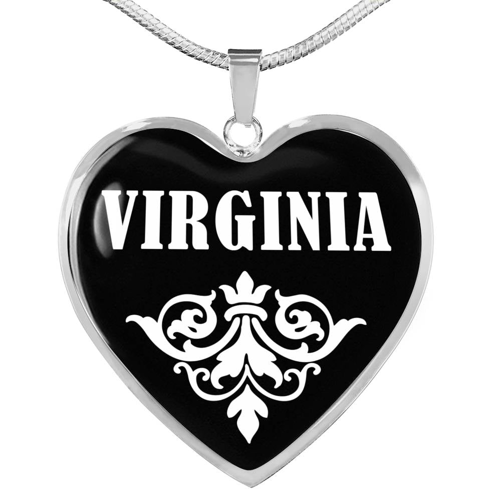 Virginia v02 - Heart Pendant Luxury Necklace