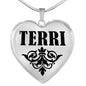 Terri v01 - Heart Pendant Luxury Necklace