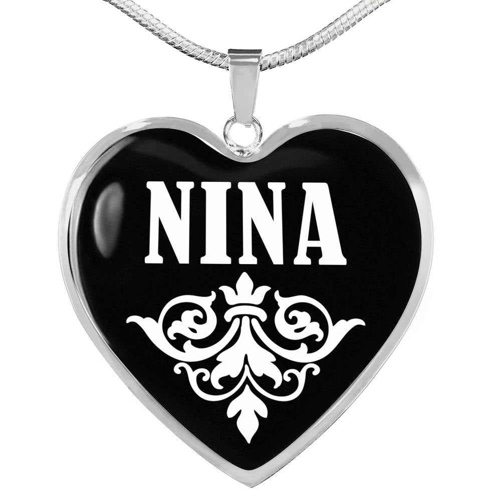Nina v02 - Heart Pendant Luxury Necklace