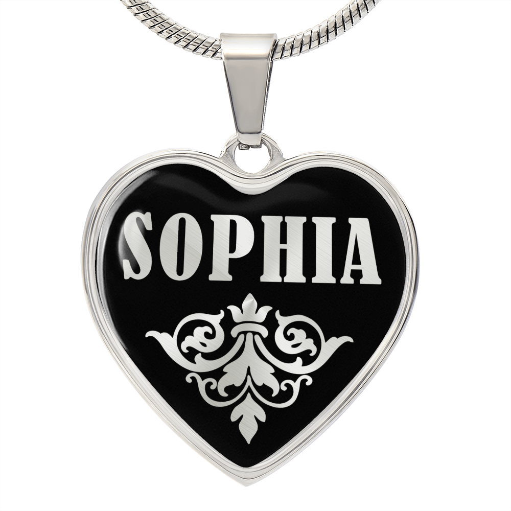 Sophia v02 - Heart Pendant Luxury Necklace