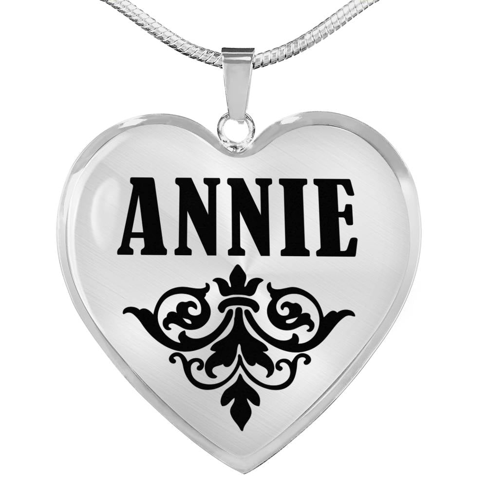 Annie v01 - Heart Pendant Luxury Necklace
