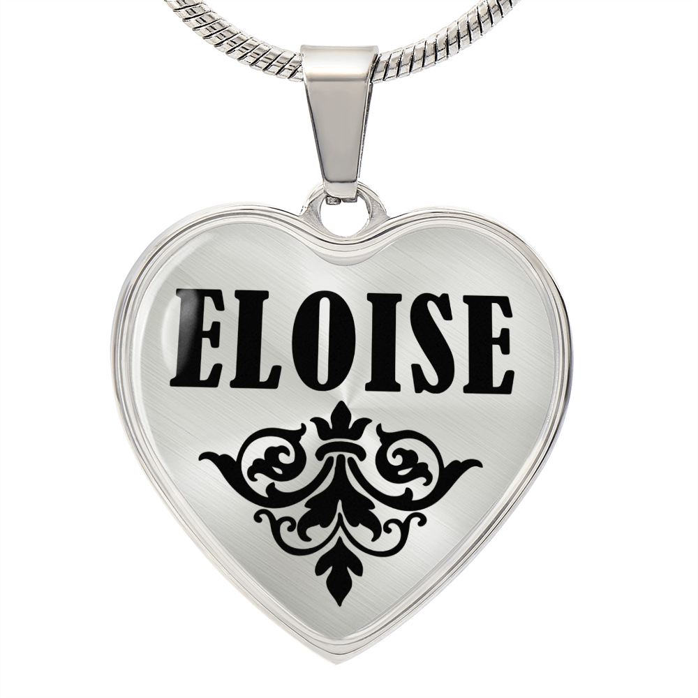 Eloise  v01 - Heart Pendant Luxury Necklace