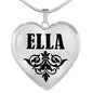 Ella v01 - Heart Pendant Luxury Necklace