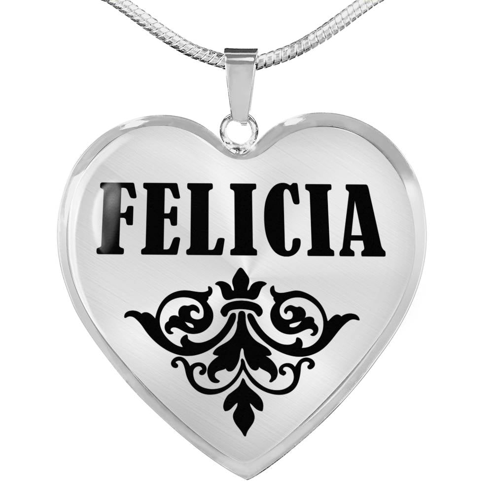 Felicia v01 - Heart Pendant Luxury Necklace