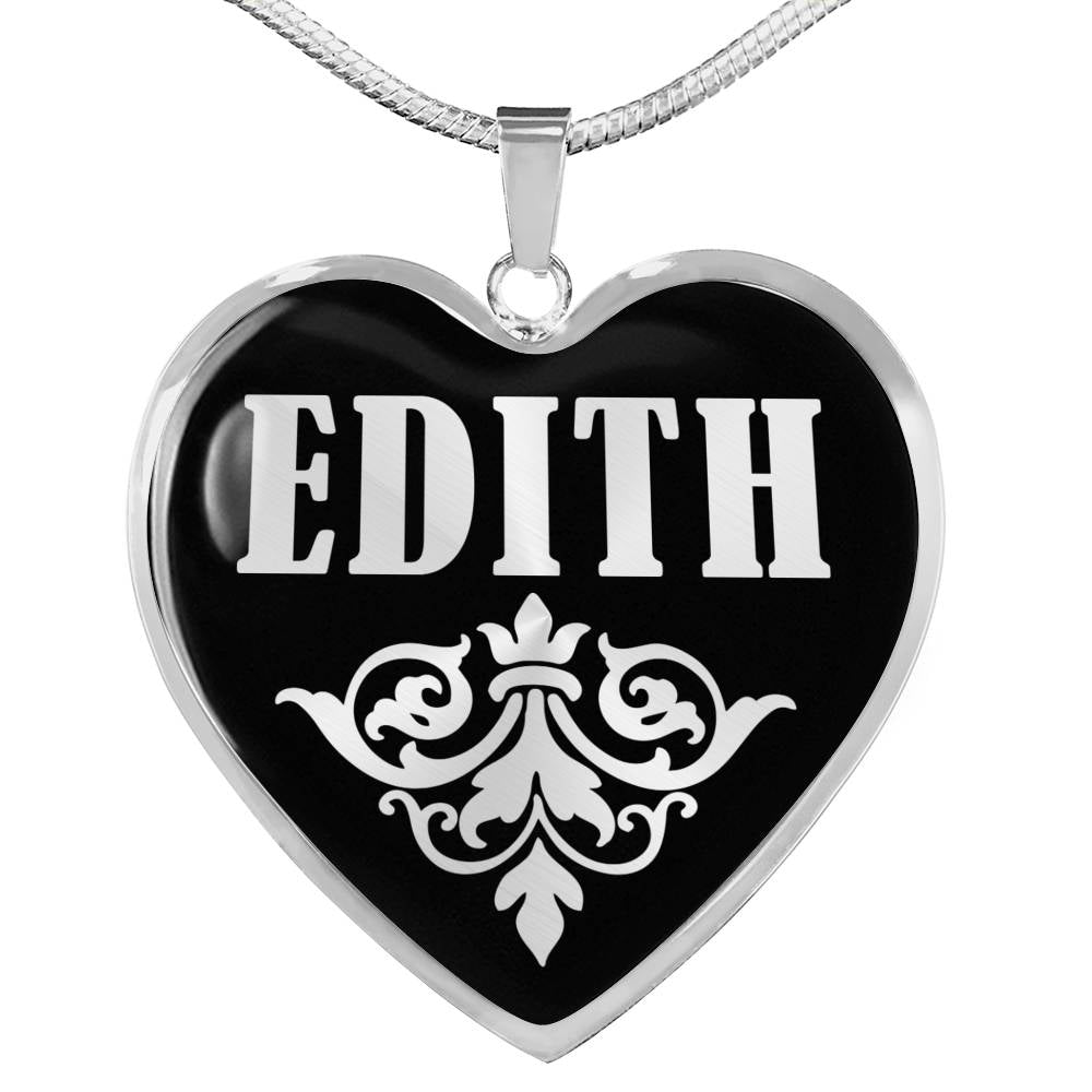 Edith v01s - Heart Pendant Luxury Necklace