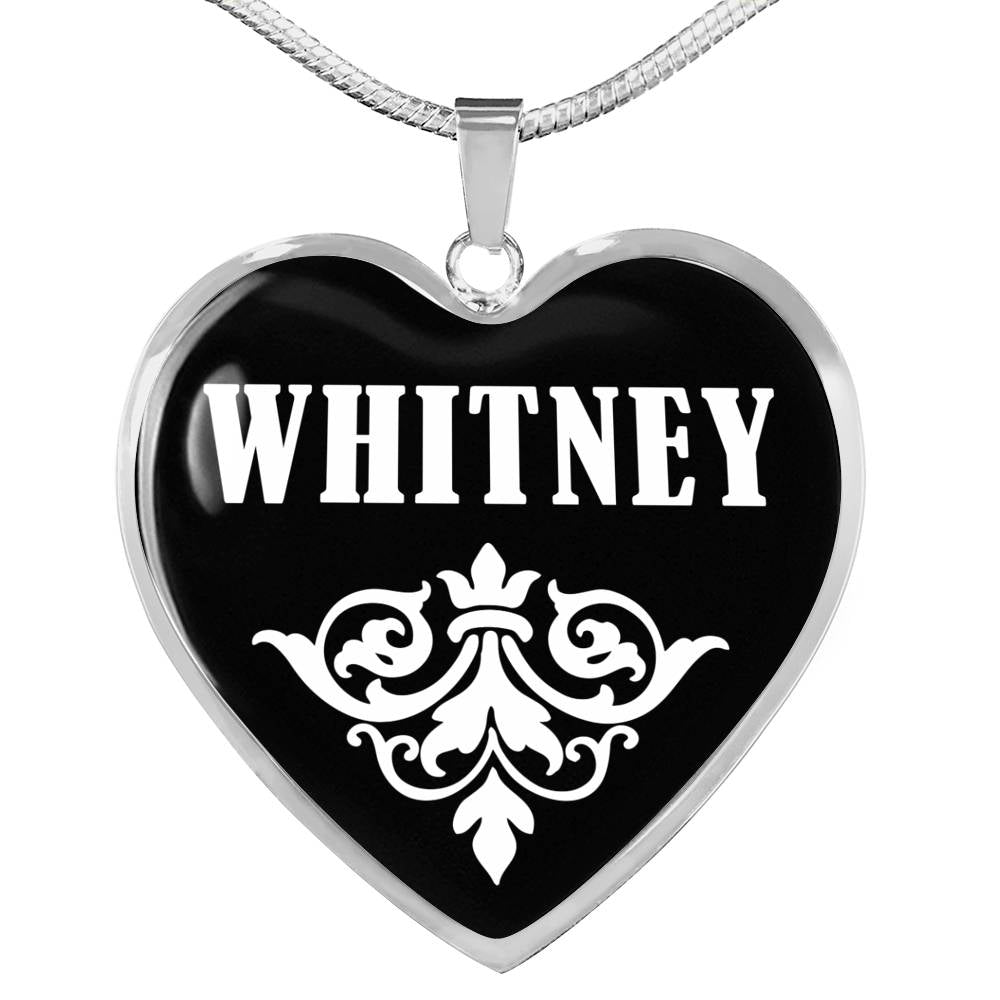 Whitney v02 - Heart Pendant Luxury Necklace