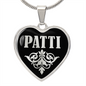 Patti v02 - Heart Pendant Luxury Necklace