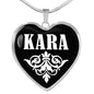 Kara v02 - Heart Pendant Luxury Necklace
