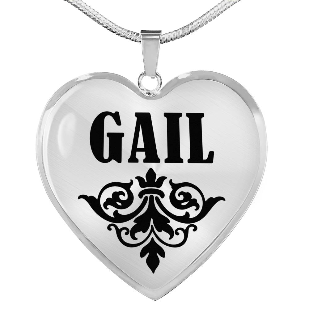 Gail v01 - Heart Pendant Luxury Necklace