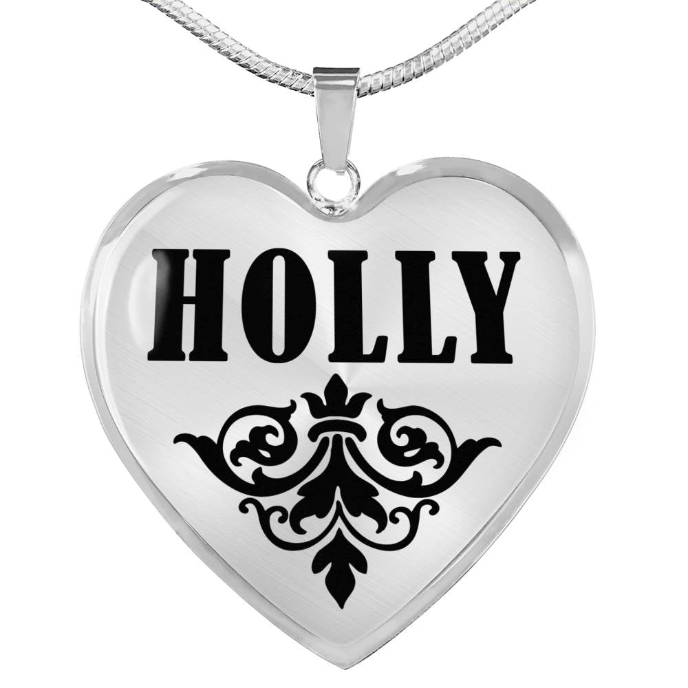 Holly v01 - Heart Pendant Luxury Necklace