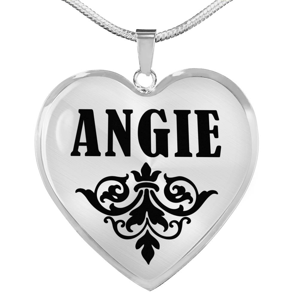 Angie v01 - Heart Pendant Luxury Necklace