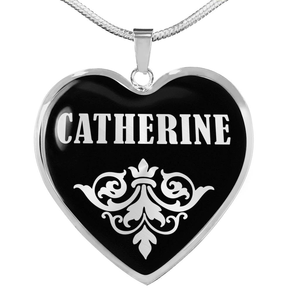 Catherine v01s - Heart Pendant Luxury Necklace