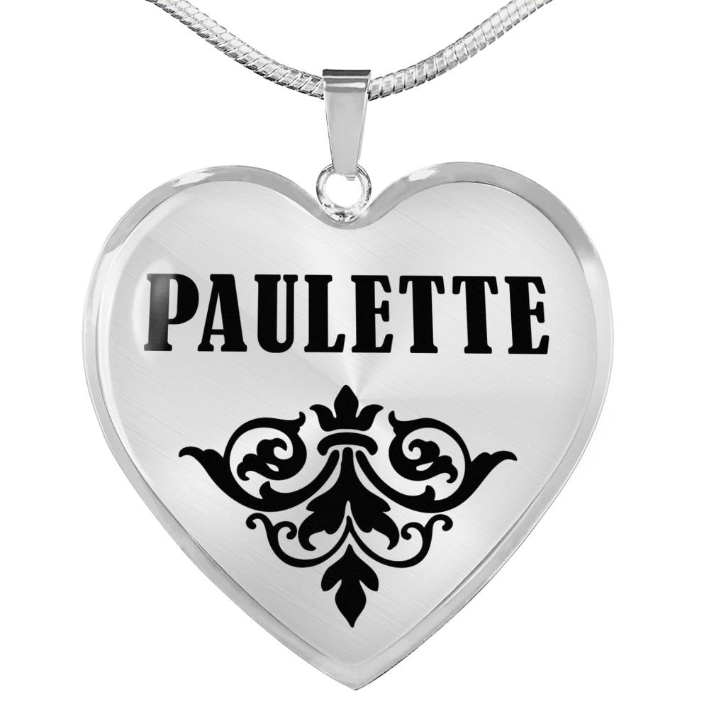 Paulette v01 - Heart Pendant Luxury Necklace
