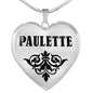 Paulette v01 - Heart Pendant Luxury Necklace