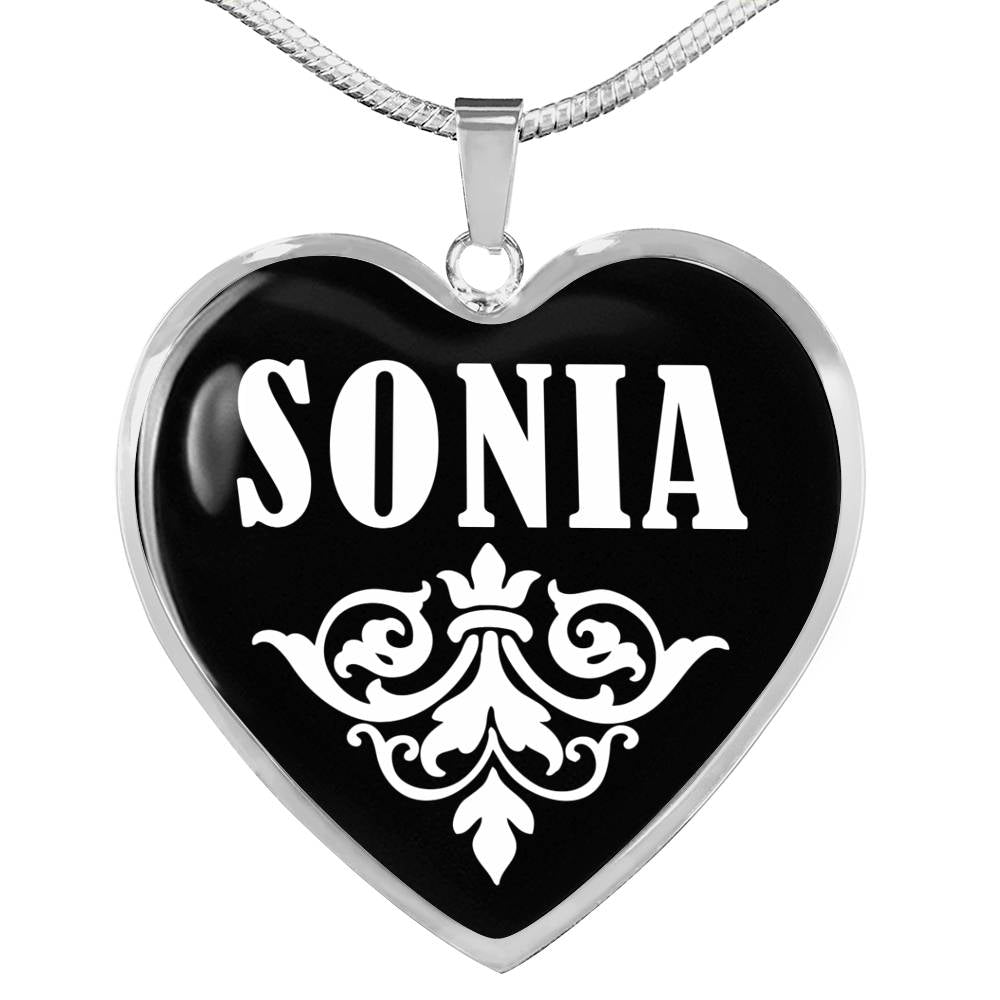 Sonia v02 - Heart Pendant Luxury Necklace