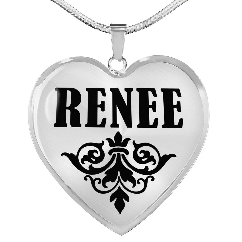 Renee v01 - Heart Pendant Luxury Necklace
