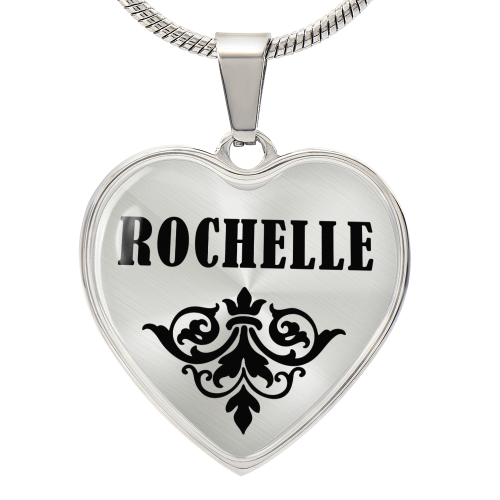 Rochelle  v01 - Heart Pendant Luxury Necklace