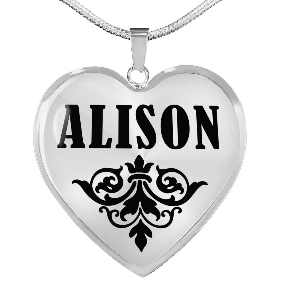 Alison v01 - Heart Pendant Luxury Necklace