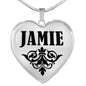 Jamie v01 - Heart Pendant Luxury Necklace