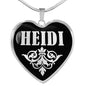 Heidi v01s - Heart Pendant Luxury Necklace